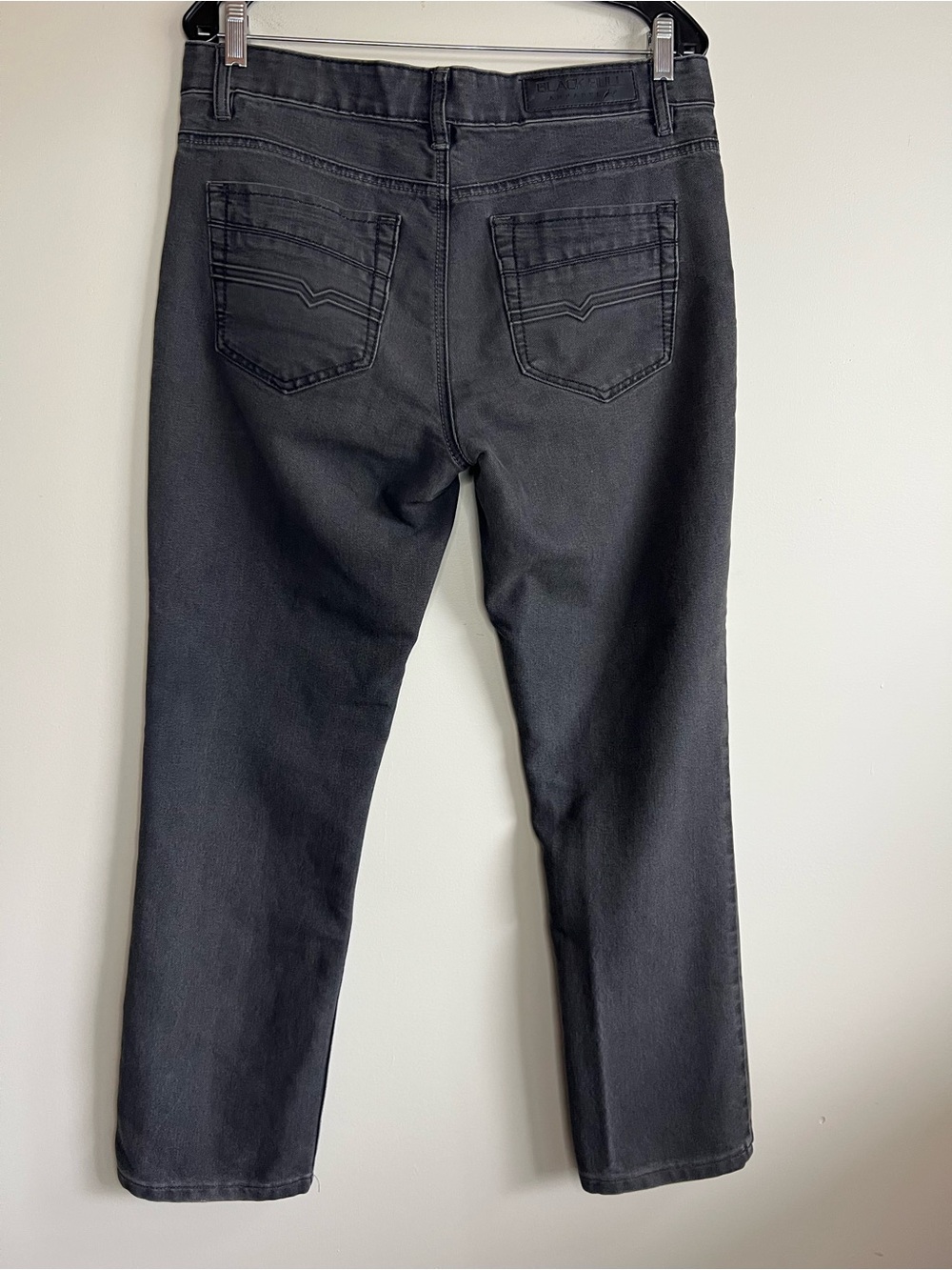 Black Bull Men’s Black Straight Leg Jeans Denim 34x28 Classic Casual Pants - Picture 5 of 8